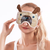 masque de nuit chien yeux gel apaisant modèle