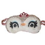 Masque de sommeil hibou blanc